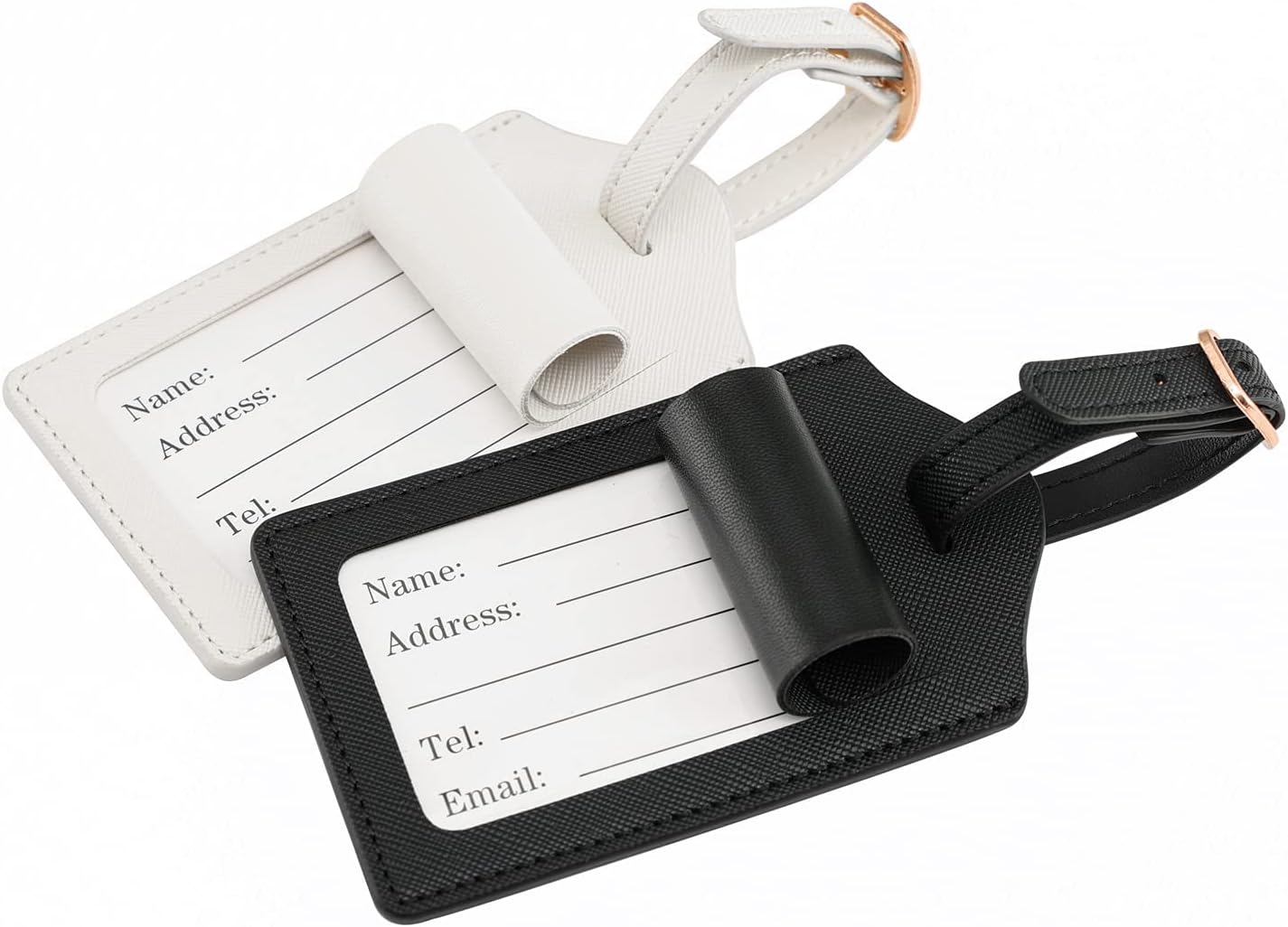 CHOIEO Mr and Mrs Luggage Tags, Bridal Shower Gift Honeymoon Gifts
