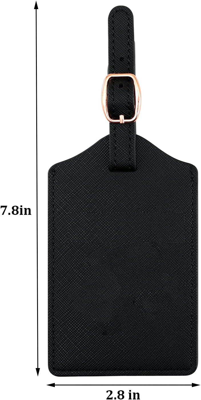 Luggage Tag PU Leather for Suitcase Baggage Handbag Travel Bag